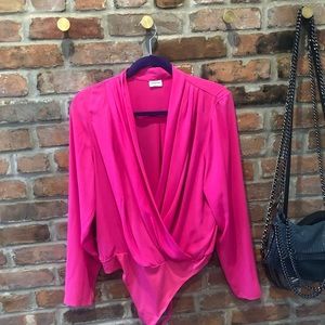 Pink bodysuit babaton Artizia